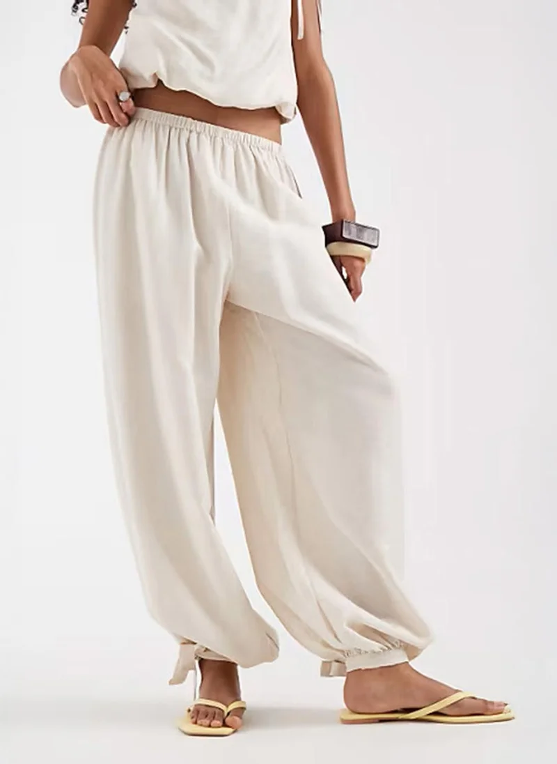 فيرو مودا Women's VMAIA High-Waist Balloon Pant Woven