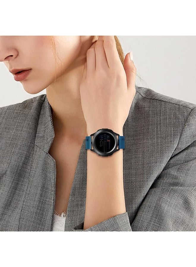 Hope Digital Silicone Sports Watch for Men Women and Teens, Multifunctional Round Outdoor Wristwatch with Alarm and Calendar, Casual Digital Watch for Students, Daily Sports and Outdoor Use - Image 5