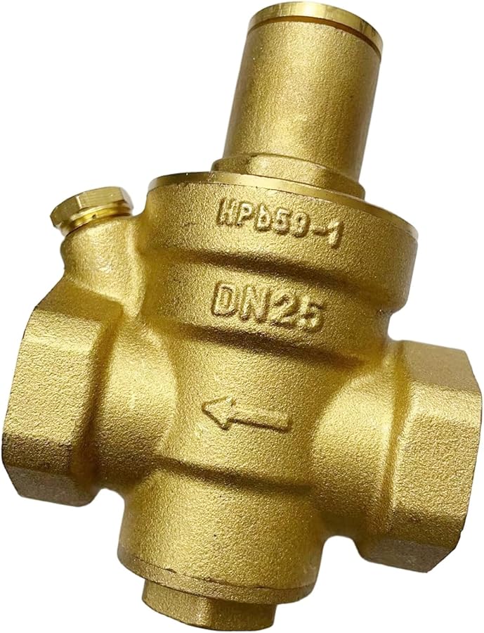 صمام تقليل ضغط الماء النحاسي قابل للتعديل منظم تخفيف DN25 - Image 2