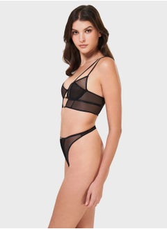 BLUEBELLA Cut Out Mesh Detail Bra  - Image 3