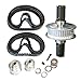 MOSHNOLY Aluminum Belt Drive System Kit for Arrma 6S 18 Typhon17 InfractionTransmission Belt Kit Upgrade for Center DifferentialModular Drive Train Belt Speed Run Spur Input Replace PartNot for 17 F1 V2 - Image 2