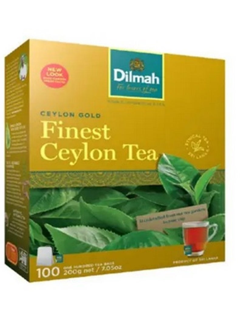 Dilmah Tea Bag Ceylon Gold 100 bags - 200g