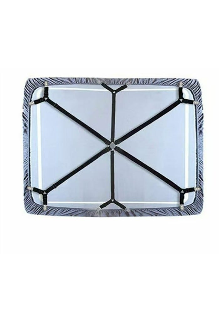 1 piece of sheet fixing clip with adjustable elastic, clip fixing mattress clip fastener, cover clip fixing non-slip strap - Image 1