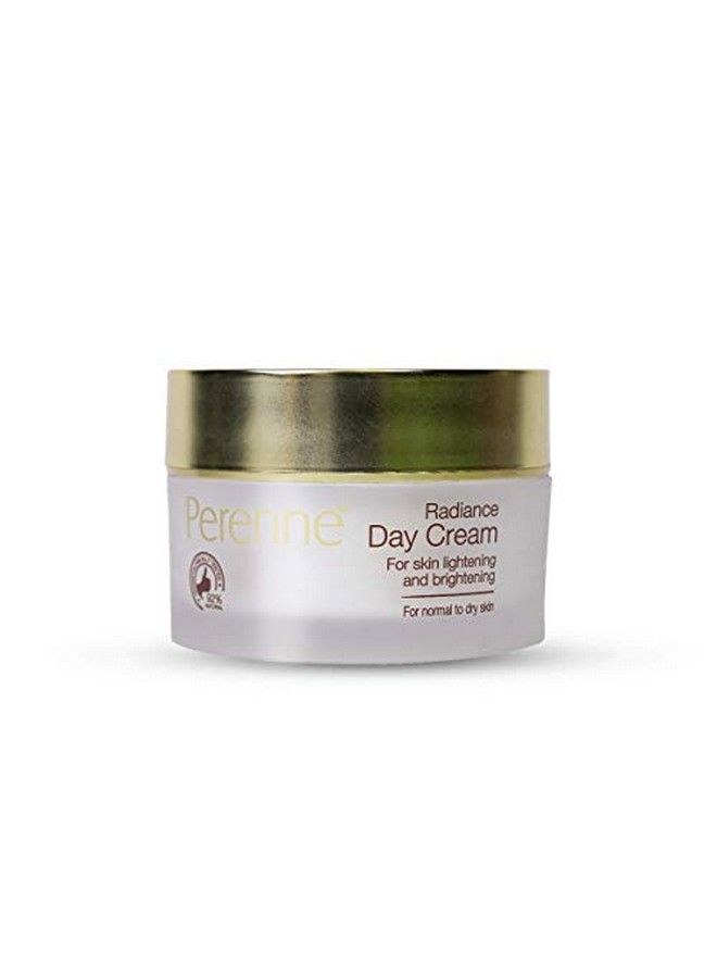 PERENNE Radiance Day Cream With Natural Vitamin C Green Tea And Licorice Root Extract For Skin Lightening Skin Brightening Depigmentation | Reduces Dullness| Makes Skin Glowing| For Dry To Normal Skin (50 Gm) - Image 1