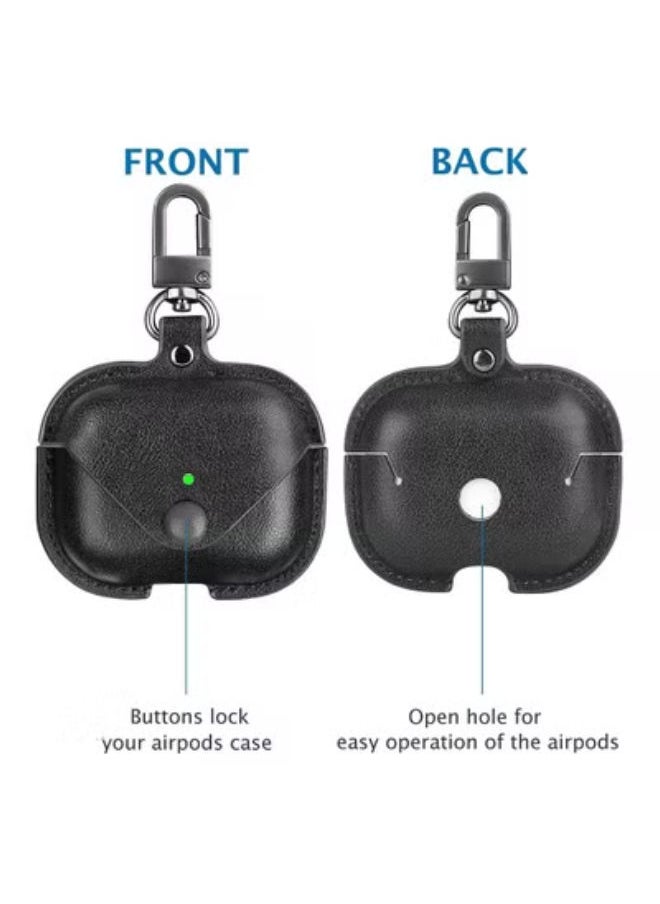 SHOPI - Protective Case Cover For Apple AirPods 3 Black - Image 1