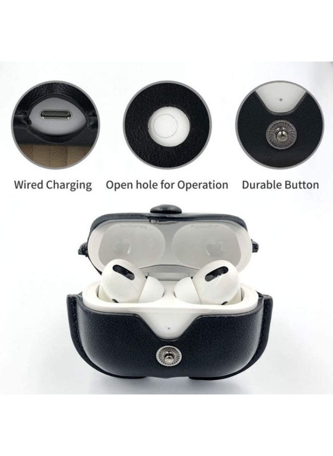 SHOPI - Protective Case Cover For Apple AirPods 3 Black - Image 1