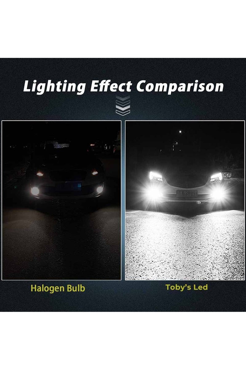 Toby's Toby’s LX-150 H4 – 300W 2 Pieces of LED Headlights with 30,000 Lumens, IP65 Protection, Rotary Cooling, and Bonus Keychain for Ultimate Night Driving Power - Image 4