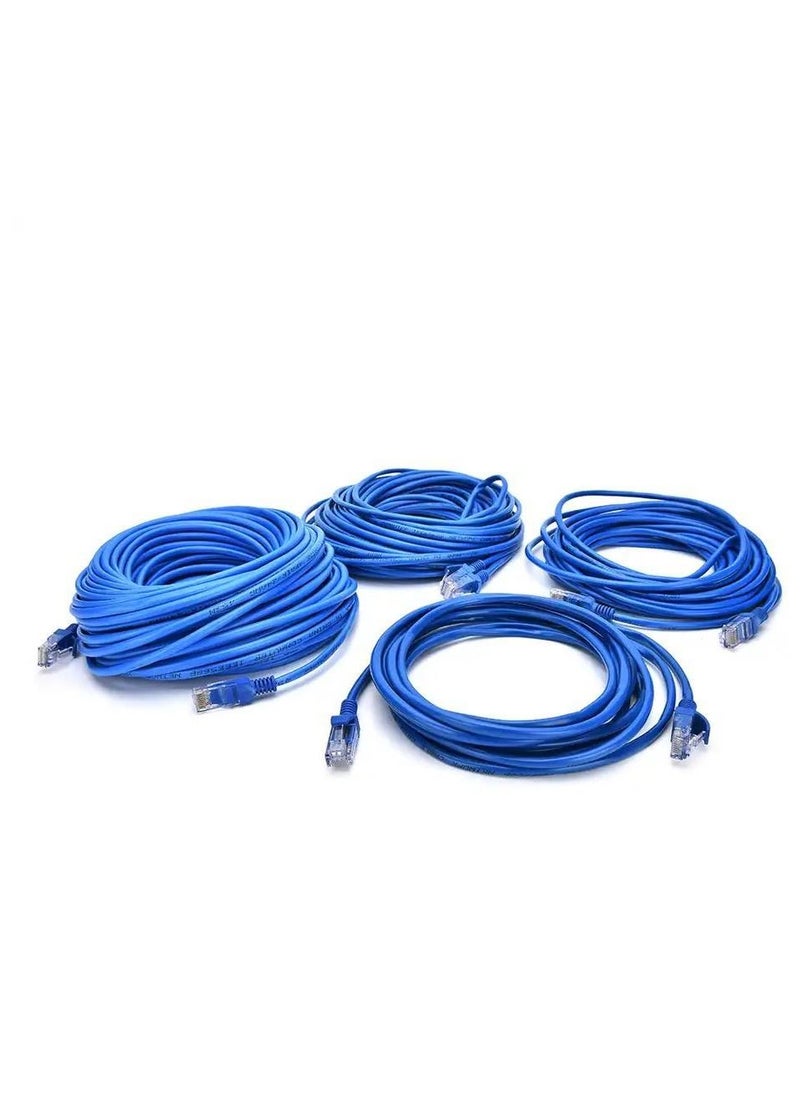 Generic - كيبل انترنت سلكي عالي الجودة بطول 10 متر من Cat6 متوافق مع كافة أجهزة الشبكات ووصلات الكابلات - Image 1