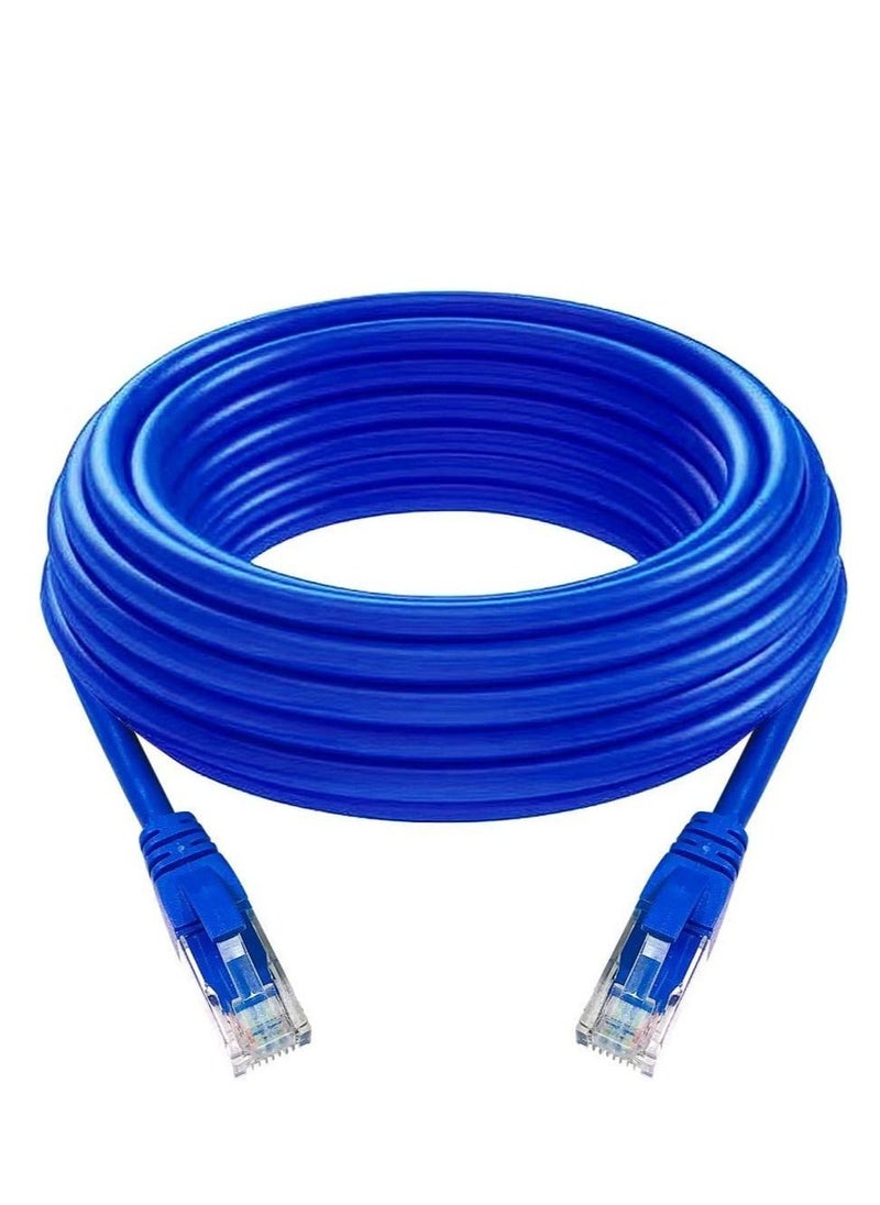 Generic - كيبل انترنت سلكي عالي الجودة بطول 10 متر من Cat6 متوافق مع كافة أجهزة الشبكات ووصلات الكابلات - Image 1
