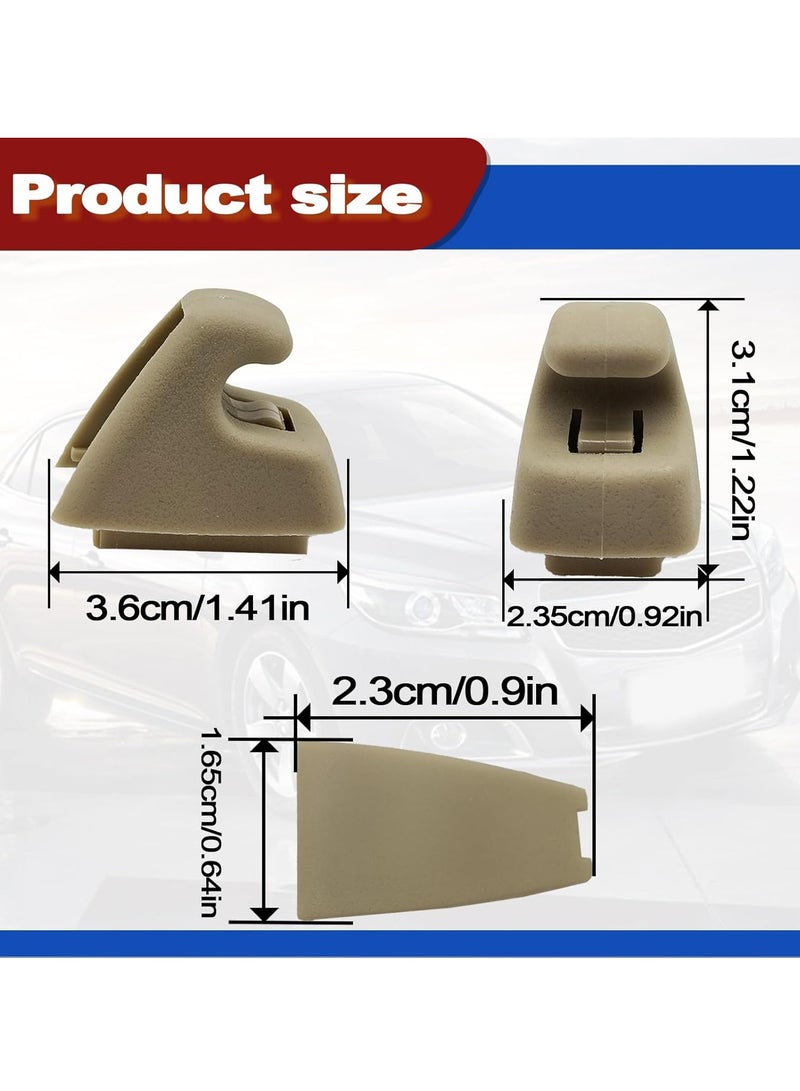 Bukela 2 Pack Sun Visor Clips, Bracket Sunvisor Retainer Clips Auto Replacement Sunvisor Clip For Chevy Silverado 1500, Tahoe, GMC Sierra 1500, Yukon 2007-2013 (Beige) - Image 5