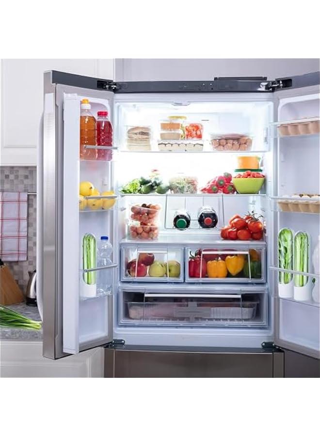 HOOKOR 2pcs Herb Saver for Refrigerator, Fresh Herb Keeper, Cilantro Containers for Refrigerator, Herb Saver Pod, Fresh Herb Keeper for Cilantro, Parsley, Asparagus, Keeps Vegetables for 2-3 Weeks - Image 3