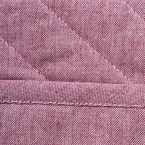 DII 100% Cotton Solid Chambray Kitchen Set, Potholders, Aqua, 2 Piece - Image 4