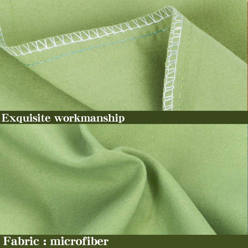 NTBAY Queen Pillowcase Set - 4 Pack Brushed Microfiber 20x30 Pillowcases - Soft  Wrinkle-Free  Fade-Resistant  Stain-Resistant  Sage Green Pillowcases with Envelope Closure - 20x30 Inches  Sage Green - Image 2