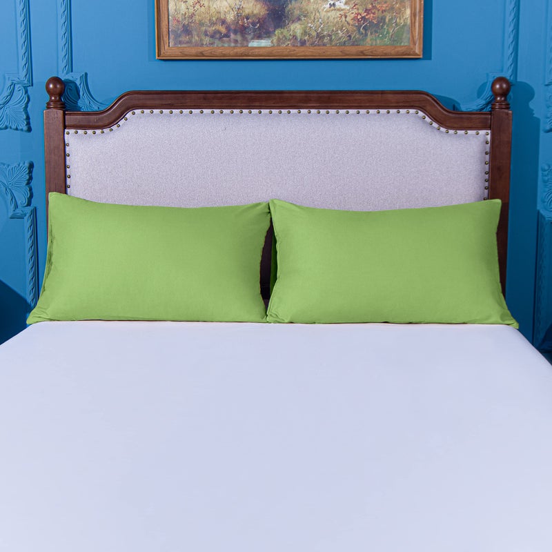 NTBAY Queen Pillowcase Set - 4 Pack Brushed Microfiber 20x30 Pillowcases - Soft  Wrinkle-Free  Fade-Resistant  Stain-Resistant  Sage Green Pillowcases with Envelope Closure - 20x30 Inches  Sage Green - Image 5