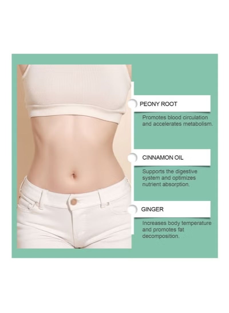 ximonth 30Pcs Slimming Patch Belly Patch,help detoxify toneand tighten skin,Toning Contouring Firming,Thin Pa-tch Navel Stick Burning Fat Weight Loss for Body Beauty,Sweatproof Belly Pa-tches for All People - Image 4