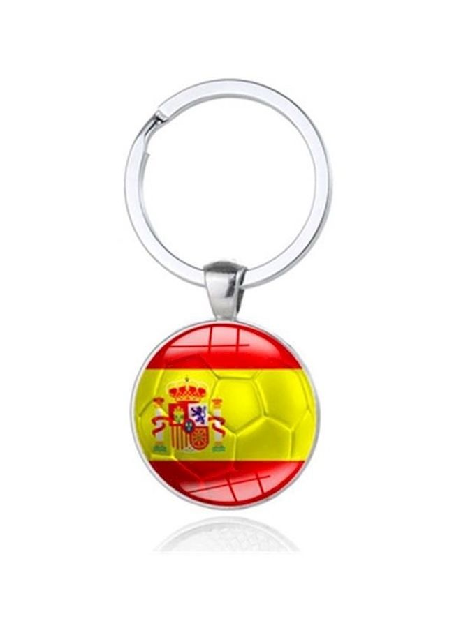 NIBEMINENT Spain National Flag Pattern Key Chain