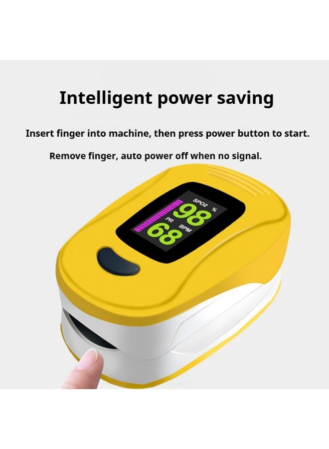 شاربدو جهاز قياس التأكسج المحمول بمشبك الإصبع للكشف عن تشبع الأكسجين في الدم طبيًا، ومراقبة النبض ومعدل ضربات القلب في المنزل - Image 3