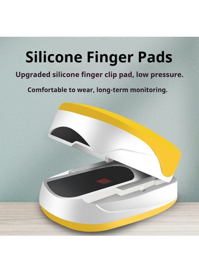 شاربدو جهاز قياس التأكسج المحمول بمشبك الإصبع للكشف عن تشبع الأكسجين في الدم طبيًا، ومراقبة النبض ومعدل ضربات القلب في المنزل - Image 4