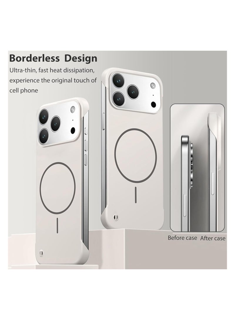 general MagSafe Case for iPhone 17 Pro Max (Bare Metal Feel) 【Built-in Powerful Magnets】 【Rapid Heat Dissipation】Ultra-Thin Bezel-Less Protective Case for iPhone 17 Pro Max - Image 2