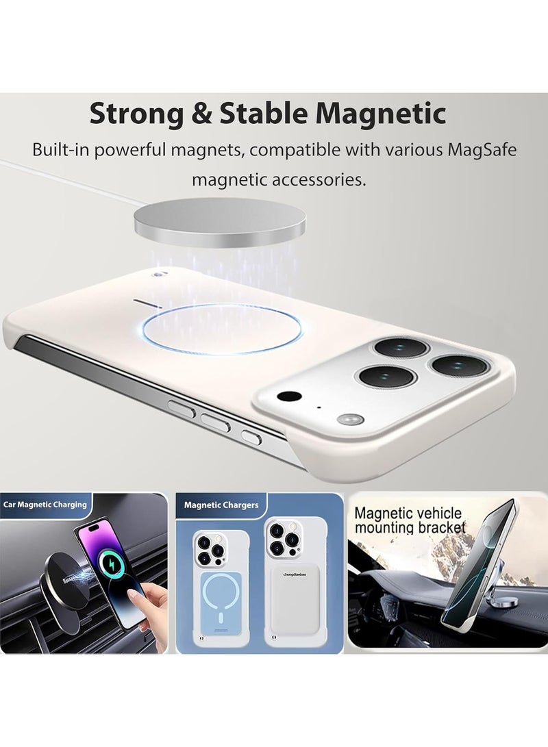general MagSafe Case for iPhone 17 Pro Max (Bare Metal Feel) 【Built-in Powerful Magnets】 【Rapid Heat Dissipation】Ultra-Thin Bezel-Less Protective Case for iPhone 17 Pro Max - Image 3