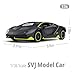 SASBSC Lamb SVJ Toy Cars for Boys Age 312 136 Small Diecast Metal Model Car Toys with Light and Sound Pull Back Sport Car for 3 Years Old Kids Birthday Black - Image 4