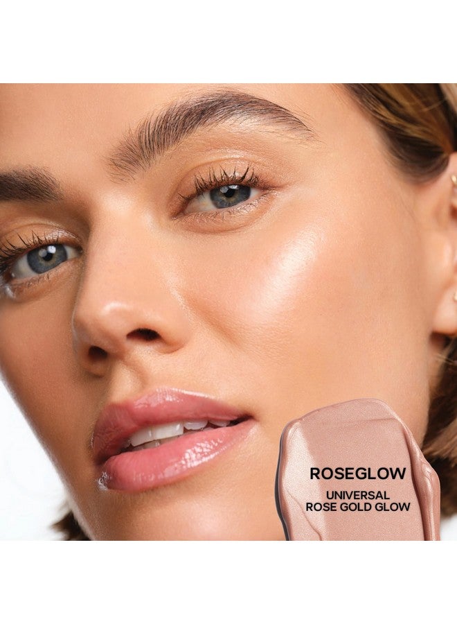 سايي جل مضيء خفيف الوزن ومضيء للبشرة - مضيء + برايمر مكياج لبشرة متوهجة - غني بفيتامين سي + زيت السكوالين المرطب - يمكن وضعه بمفرده أو تحت المكياج - روز جلو (0.5 أونصة) - Image 1