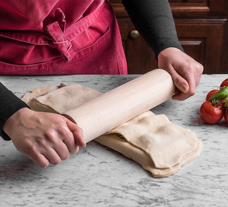 Bellemain Ravioli Maker Press | Pelmeni Mold, Pierogi Press, Potsticker Meat Pie Dumpling Maker, Ravioli Stamp Pasta Making Kit, Pasta Making Tools, Ravioli Press Mold | Makes 12 Ravioli, 1. 5” - Image 3