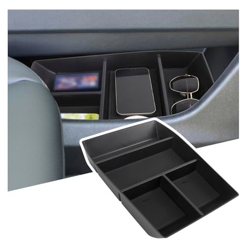 Sinminou Lower Center Console Organizer Tray Compatible with 2024 2025 2026 Chevy Traverse Interior Accessories, Armrest Bottom Tray Storage Box for Cell Phone and Vehicle Key - Image 1