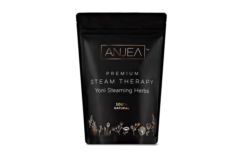 ANJEA ANJEA Yoni Steaming Herbs 2 oz 24 steams Vsteam Herbs for Cleansing and Tightening Natural V Steam Herbs for V Steam Seat Kit Herbal Sitz Bath Soak Feminine Wash Filter Bags Included 