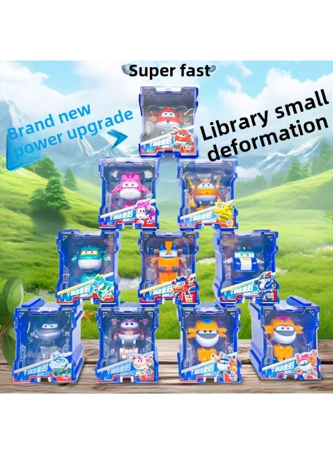 Super Flying Man Mini Small Size Le Di Xiao Ai Kuwei Xiao Wei Xiao Wing Hanger Suit Deformed Male And Girls' Toys-Color:750030Mini Transformation - Image 2