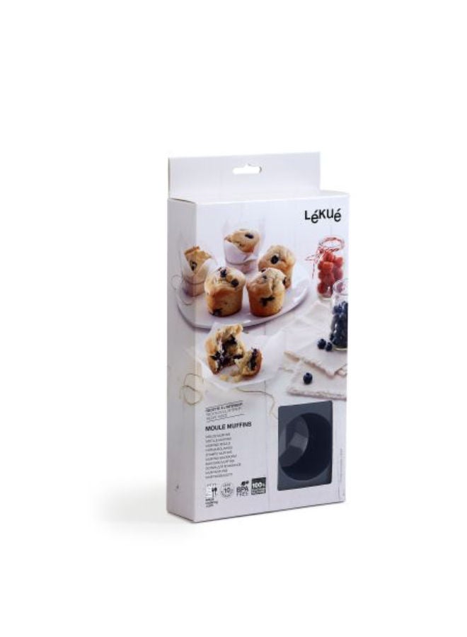 Lekue Muffins Mould, 6 Cav. -Red - Image 3