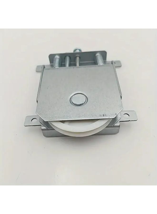 Concaved Wheel Heavy Duty Metal Cabinet Sliding Door Rollers Matte Finish Hardware Accessories - Image 1