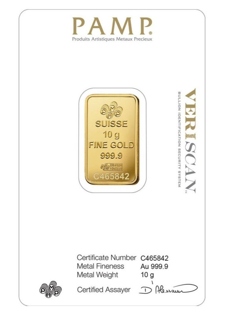 PAMP Suisse Pamp Queen 24K (999.9) 10g Gold Bar  - Image 2