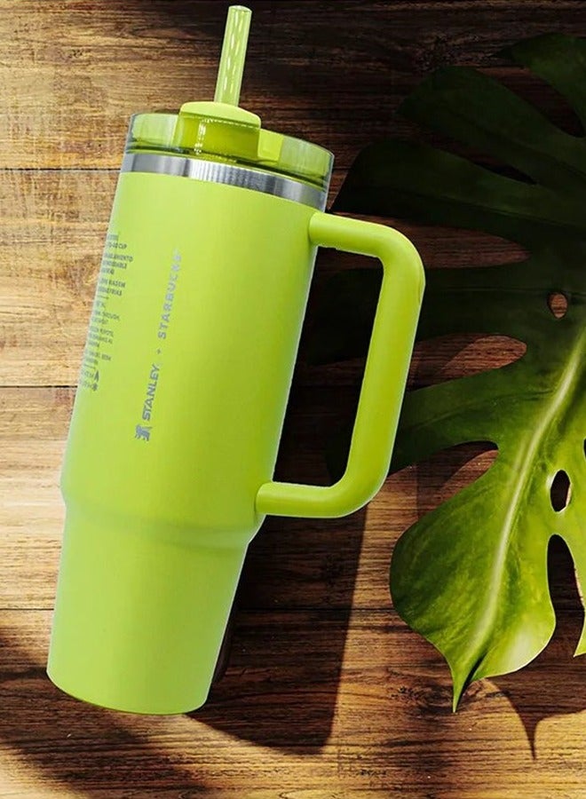 Stanley Quencher H2.0 FlowState Stainless Steel Vacuum Insulated Tumbler with Lid and Straw for Water, Iced Tea or Coffee, Smoothie and More, 40 oz - Image 1