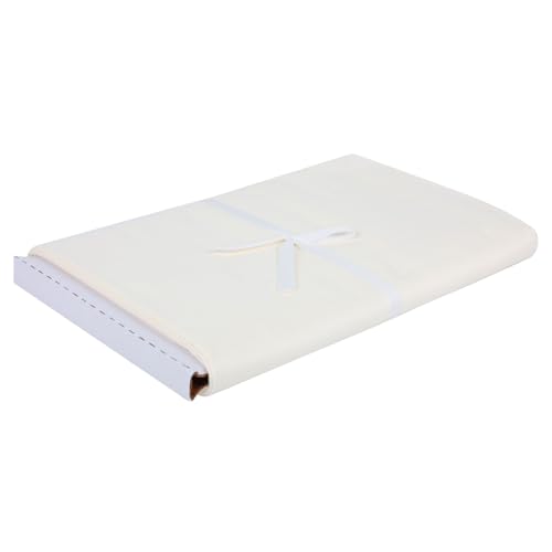 Craftido-19 Options-100% Cotton Fabric by The Yard in Solid Color 44”Wide by 3yd (9 ft) -Medium Weight 5.2 oz-Soft Cotton for Quilting, Sewing, Crafts, Binding, Backing and Lining - Ivory White - Image 2