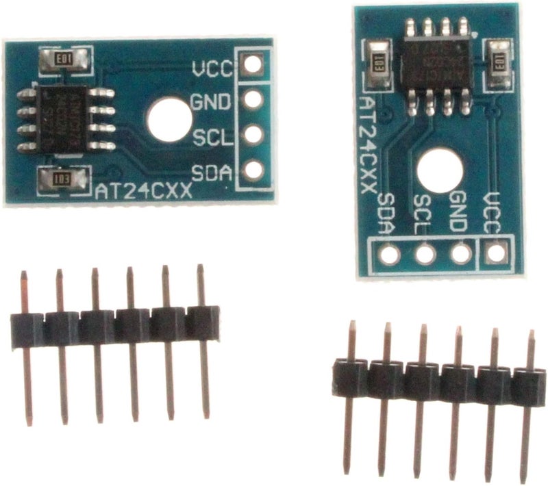 NOYITO AT24C02 Module I2C IIC Interface EEPROM Memory Module (Pack of 2) - Image 2