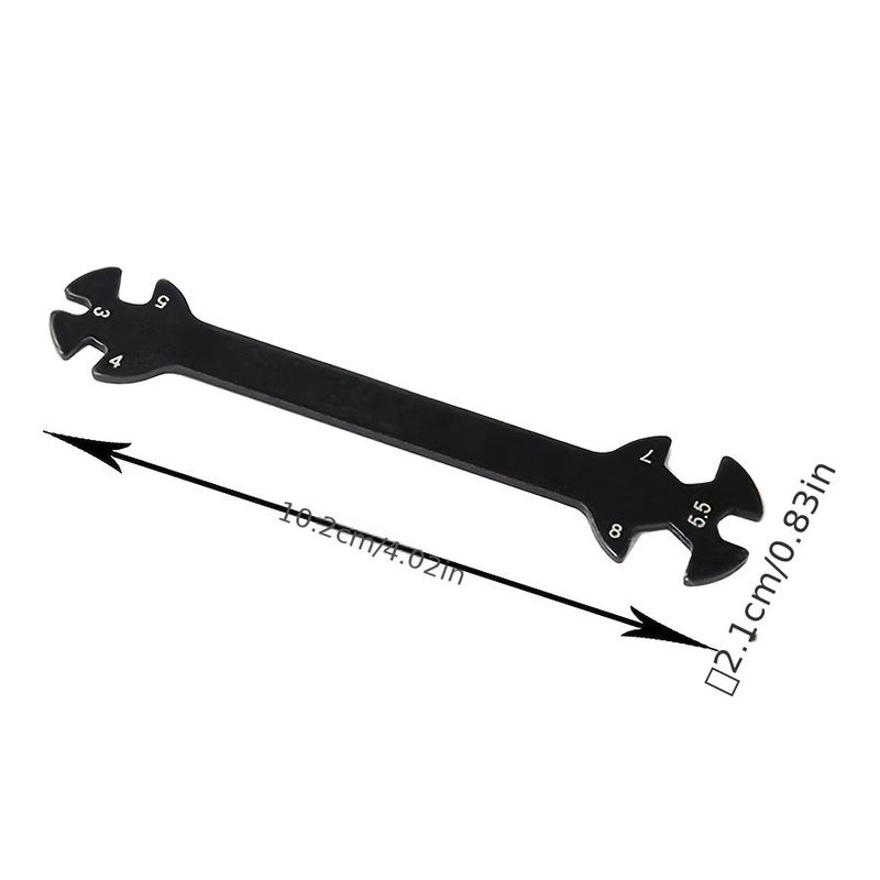 6 in 1 Multifunctional Open End Wrench for Remote Control Model Aircraft Car Drone Repair - Image 2