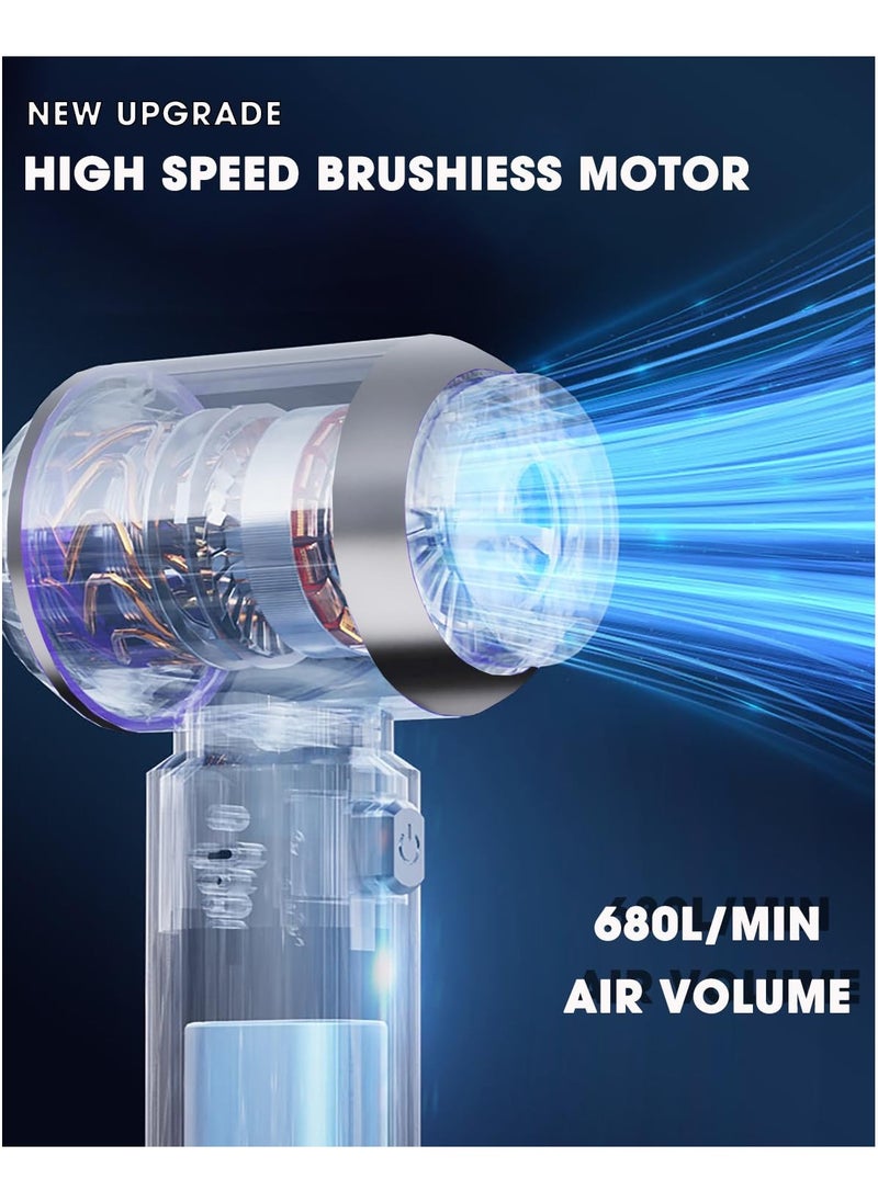 SUITU - 16000PA High Power Car Vacuum Cleaner Portable Cordless Mini Vacuum Cleaner 4 in 1 Compressed Air Dust Collector, Blower, Handheld Vacuum Cleaner with Brushless Motor for Car, Home, Office, Camping - Image 1