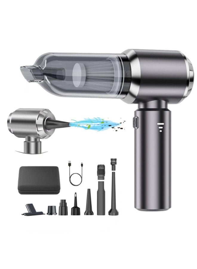 SUITU 16000PA High Power Car Vacuum Cleaner Portable Cordless Mini Vacuum Cleaner 4 in 1 Compressed Air Dust Collector, Blower, Handheld Vacuum Cleaner with Brushless Motor for Car, Home, Office, Camping - Image 1