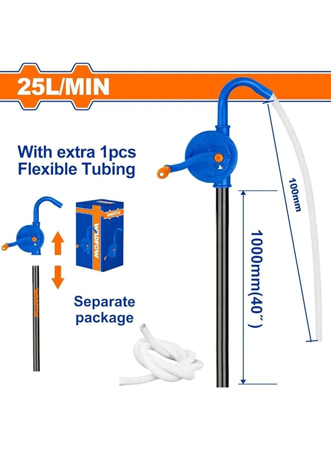 Why2525 Carbon Steel Hand Oil Pump, 125 Mm Diameter - Image 2