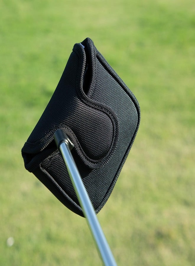 barudan golf غطاء مضرب غولف أسود، غطاء رأس مضرب مربع الشكل، غطاء رأس مغناطيسي مربع الشكل، يناسب مضرب سكوتي كاميرون تايلورميد - Image 1