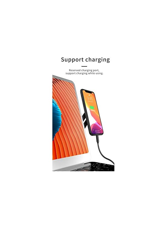 S-TOP Silver Side Mount Clip-on Magnetic Monitor Laptop Phone Stand, Adjustable Cellphone Extension Bracket, Universal Holder Compatible with All Smartphones for Office Home - Image 5