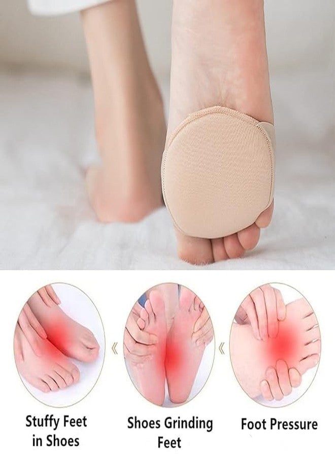 STEFLON Finger Socks Five-Toe Forefoot Pads, Cushioned Support for High Heels, Callus Pain Relief, All-Day Comfort (Beige) - Image 5