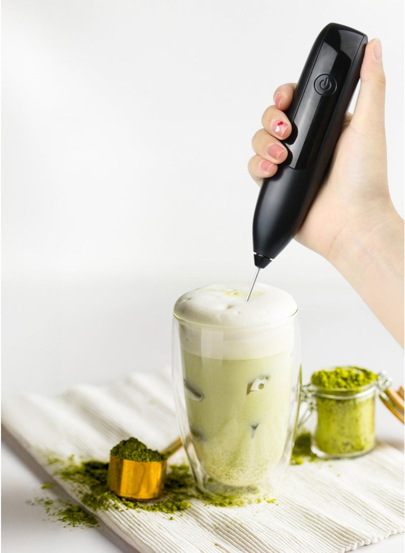 Electric Handheld Milk Frother – Rechargeable Mini Whisk for Cream, Cakes & Baking - Image 2