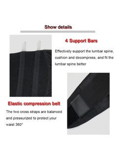 Generic Protective sports waist belt Men's basketball training Fitness waist belt Lumbar spine support Intervertebral disc waist protection Women's abdominal belt  - Image 5