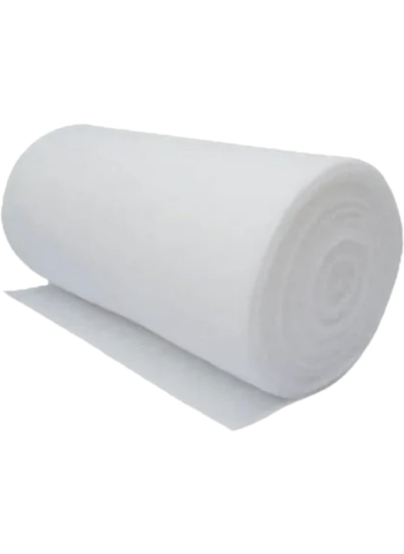 HOPE KART HOPE KART Polyester Fiber Sheet Roll White 60 inch Panna Width 1 inch Thickness Pack of 1 3 Meter  - Image 3