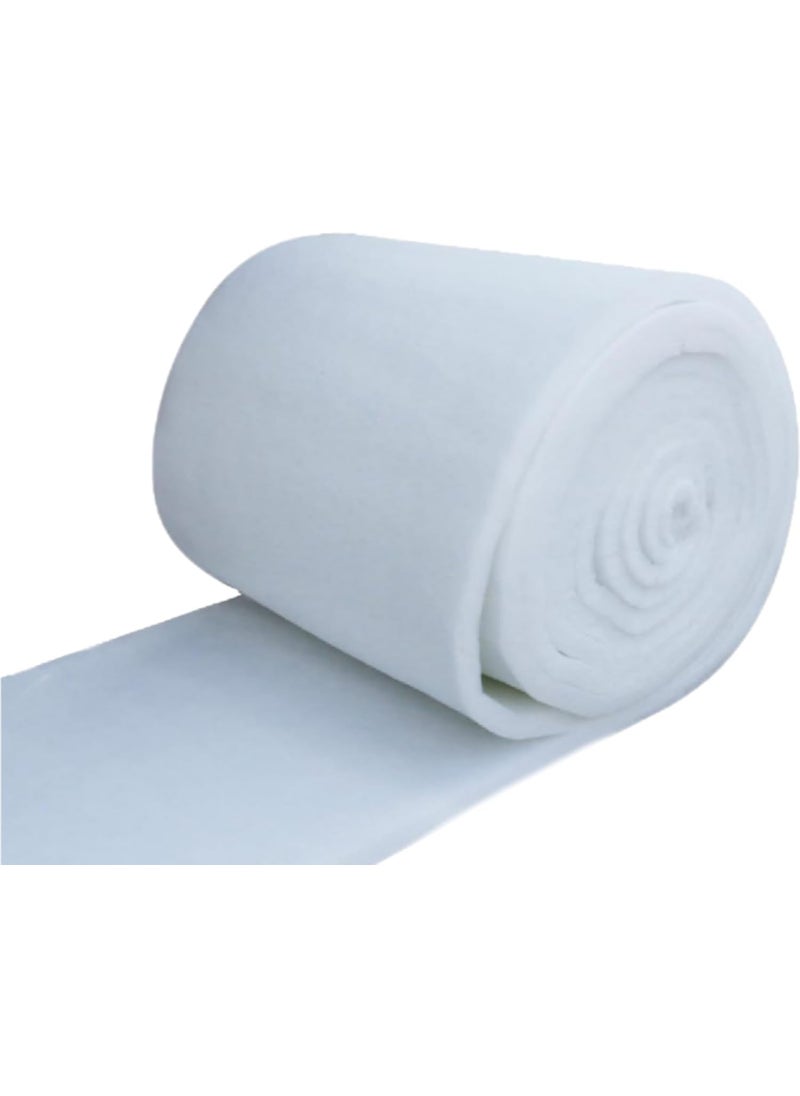 HOPE KART HOPE KART Polyester Fiber Sheet Roll White 60 inch Panna Width 1 inch Thickness Pack of 1 3 Meter  - Image 5