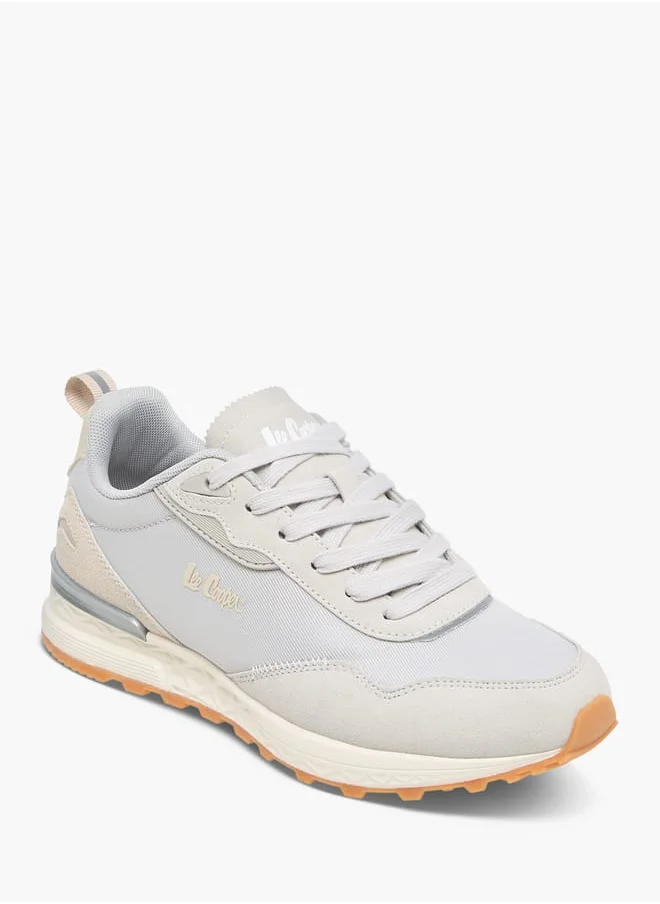 Lee Cooper Women's Panelled Sneakers with Lace-Up Closure