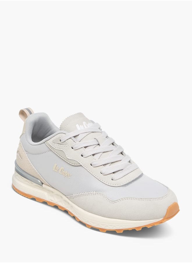 Lee Cooper - Women's Panelled Sneakers with Lace-Up Closure - Image 1