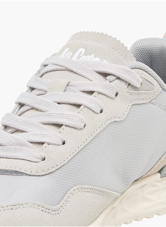 Lee Cooper - Women's Panelled Sneakers with Lace-Up Closure - Image 1